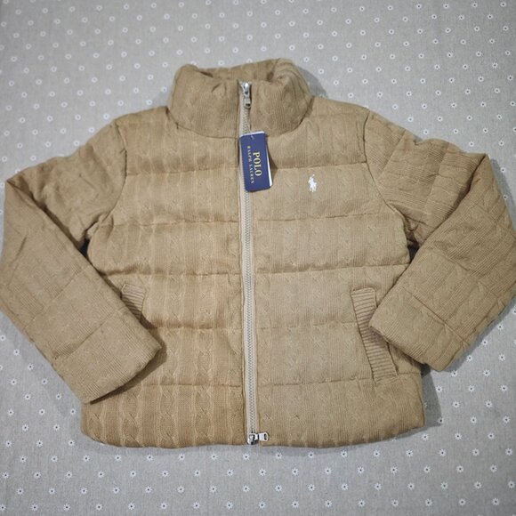 Ralph Lauren Jackets & Blazers - Ralph Lauren Tan Puffer Jacket